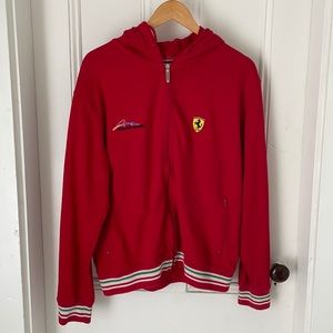 Women’s Red Ferrari Hooded Sweatshirt